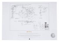 Lord of the Rings Blueprint Art Print The Grey Havens 59 x 42 cm - thumbnail