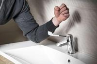 Wastafelmengkraan Sapho Lea 1-hendel Extra Lang Recht 15.4 cm Chroom - thumbnail