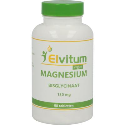 Elvitum Magnesium Bisglycinaat 130mg Tabletten Elvitum Magnesium Bisglycinaat 130mg Tabletten