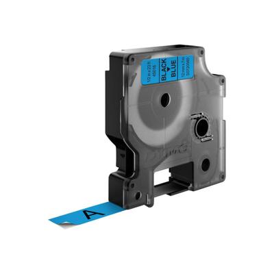 Gelamineerde Tape voor Labelmakers Dymo D1 45016 12 mm LabelManager™ Blauw Zwart (5 Stuks) - thumbnail