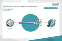 Digitus DK-1615-VH-305 Netwerkkabel CAT 6 U/UTP Violet 305 m - thumbnail