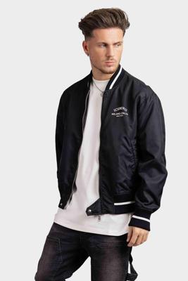 Iceberg 5G Giubbotto Tessuto Bomberjack Heren Zwart - Maat 46 - Kleur: Zwart | Soccerfanshop Iceberg 5G Giubbotto Tessuto Bomberjack Heren Zwart - Maat 46 - Kleur: Zwart | Soccerfanshop