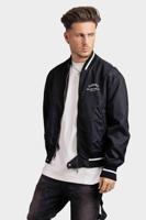 Iceberg 5G Giubbotto Tessuto Bomberjack Heren Zwart - Maat 46 - Kleur: Zwart | Soccerfanshop - thumbnail