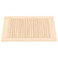 Kastdeuren met lamellen 4 st 69x39,4 cm massief grenenhout - thumbnail