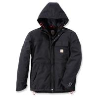 Carhartt Insulated Shoreline Jacket Zwart Regenjas Heren  - thumbnail