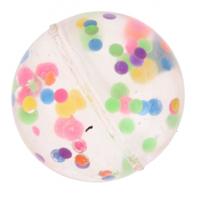 Haza Original stuiterbal confetti 3 cm 8 stuks - thumbnail