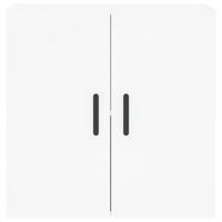 Wandkast 60x31x60 cm bewerkt hout wit - thumbnail