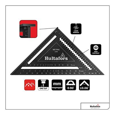 Hultafors Metric Rafter Square Groot 30 cm - HU257040 - HU257040