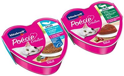 Vitakraft Poésie Création in gelei natvoer kat multipack (6 x 85 g) 4 verpakkingen