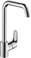 Hansgrohe Focus E2 keukenkraan met hoge draaibare uitloop instelbaar 110 graden, 150 graden en 360 graden chroom 31820000 - thumbnail