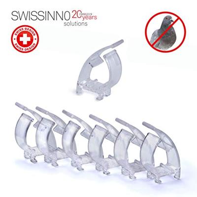 Swissinno 1 238 001K Spike-Clips Bevestigingsclips Geschikt voor merk Swissinno Duivenspikes 6 stuk(s)