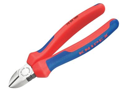 KNIPEX zijsnijtang 70 02 180 kniptang (blauw)