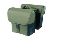 Dubbele fietstas Basil GO MIK 32 liter 14 x 27 x 31 cm - donkergroen - thumbnail