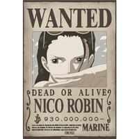 Poster One Piece - Wanted Nico Robin Wano 38x52cm - thumbnail