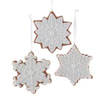 Ornament claydgh sneeuwvlok l11 cm Kurt S. Adler - Kurt s adler - thumbnail