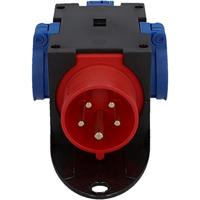 PCE 9.430.412 943.0412 CEE-stroomverdeler 400 V 16 A - thumbnail