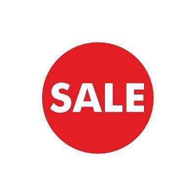 Etiket rood/wit 20mm SALE 500/rol