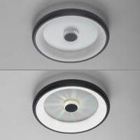 Just Light 14384-18 VERTIGO LED-plafondlamp LED 29 W Zwart - thumbnail