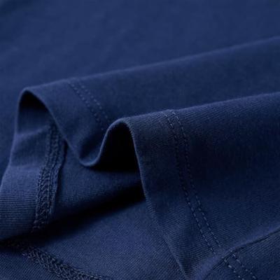 Kindershirt met lange mouwen dierenprint 140 marineblauw