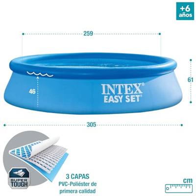 Opblaaszwembad Intex Easy Set 3077 l Rond (305 x 61 cm) - thumbnail