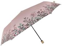 Perletti Paraplu Dames 54 Cm Polyester/hout Roze 2-delig - thumbnail