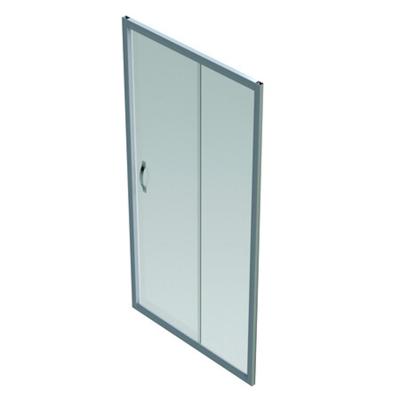 GO by Van Marcke Belo schuifdeur 100x190cm 6mm easy clean glas profielen aluminium verchroomd regelbaar 960-1010mm S2050100 GO by Van Marcke Belo schuifdeur 100x190cm 6mm easy clean glas profielen aluminium verchroomd regelbaar 960-1010mm S2050100
