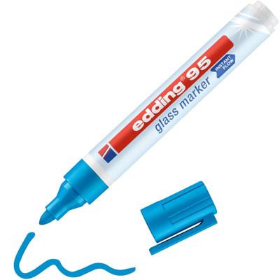 Edding 95 Glasmarker Lichtblauw 1.5 mm, 3 mm
