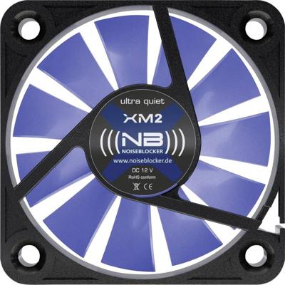 NoiseBlocker BlackSilent XM-2 PC-ventilator Zwart, Blauw (transparant) (b x h x d) 40 x 40 x 10 mm NoiseBlocker BlackSilent XM-2 PC-ventilator Zwart, Blauw (transparant) (b x h x d) 40 x 40 x 10 mm