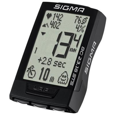 Sigma BC 23,16 STS Kilometerteller 58 functies Cadans - Zwart Sigma BC 23,16 STS Kilometerteller 58 functies Cadans - Zwart
