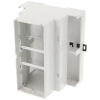 Hammond Electronics 1597DIN6MDH68 DIN-rail-behuizing Open 90 x 73 x 106 PPO Lichtgrijs 1 stuk(s) - thumbnail