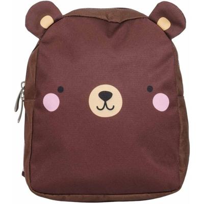 A Little Lovely Company rugzak Beer junior 5,5 liter polyester bruin A Little Lovely Company rugzak Beer junior 5,5 liter polyester bruin