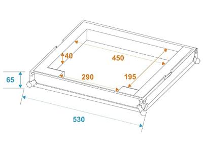 ROADINGER Flightcase DMX Move Bigfoot ROADINGER Flightcase DMX Move Bigfoot
