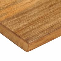 Tafelblad met natuurlijke rand 90x60x3,8 cm massief mangohout - thumbnail