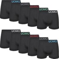 Uomo 10-Pack Heren Boxershorts - Naadloze multipack heren onderbroeken - Voordeelverpakking - Seamless ondergoed heren - thumbnail