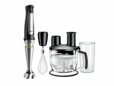 Braun MQ7075X Multiquick 7 Staafmixer Set Zwart/RVS
