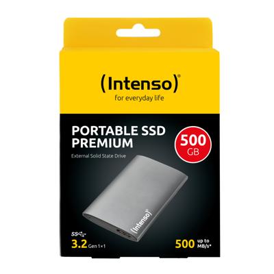 Intenso SSD Premium 128 GB Externe SSD harde schijf USB-A 3.2 Gen 1 Antraciet 3823430 Intenso SSD Premium 128 GB Externe SSD harde schijf USB-A 3.2 Gen 1 Antraciet 3823430