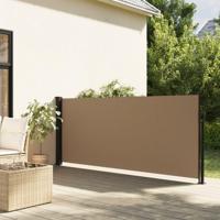 Windscherm uittrekbaar 120x600 cm taupe - thumbnail