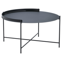 Houe Edge salontafel Ø76 cm Black - thumbnail