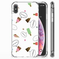 Apple iPhone Xs Max Beschermhoes IJsjes - thumbnail