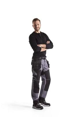 Blåkläder Werkbroek X1500 15001370 | Grijs/Zwart | Maat D84 - 7330509256381