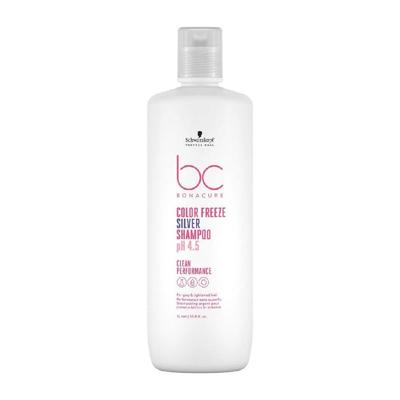 Schwarzkopf - Bonacure Color Freeze Silver Shampoo 1000 ml Dames