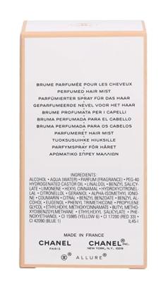 Chanel Allure Femme Hair Mist 35ml Haarparfum Eau de Toilette Dames