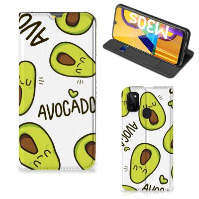 Samsung Galaxy M30s | M21 Magnet Case Avocado Singing Samsung Galaxy M30s | M21 Magnet Case Avocado Singing