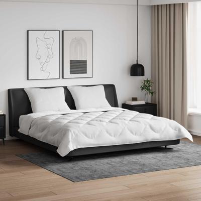 VidaXL Dekbed met kussen 3 pcs wit microfibre VidaXL Dekbed met kussen 3 pcs wit microfibre