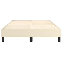 Bedframe kunstleer crmekleurig 120x200 cm - thumbnail