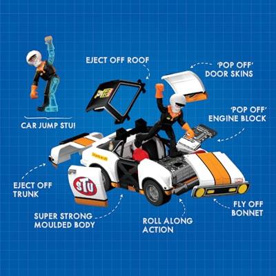 Crash Racing Car - BANDAI - Stuntman Stu - COSS8200