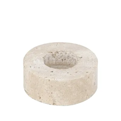 PTMD Kandelaar Jaqueleen Beige S 4cm