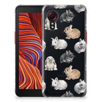 TPU Hoesje voor Samsung Galaxy Xcover 5 Konijntjes - thumbnail