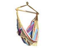 Vivere Brazilian Hangmat 1 persoon/personen Katoen Multi kleuren - thumbnail