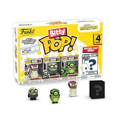 Minions Funko Bitty Pop! 4-Pack: Bride Kevin / Frankenbob / Creature Mel
